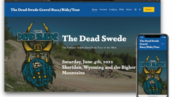 The Dead Swede New Website Screenshot