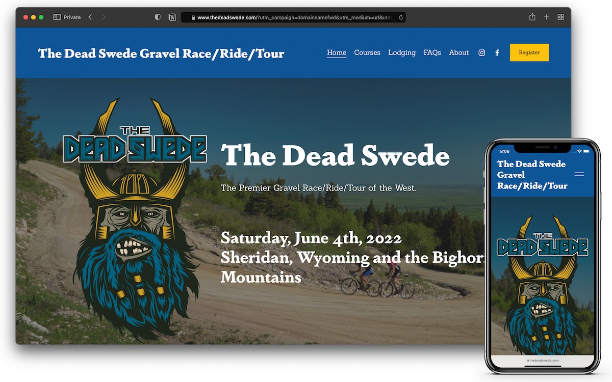 The Dead Swede New Website Screenshot