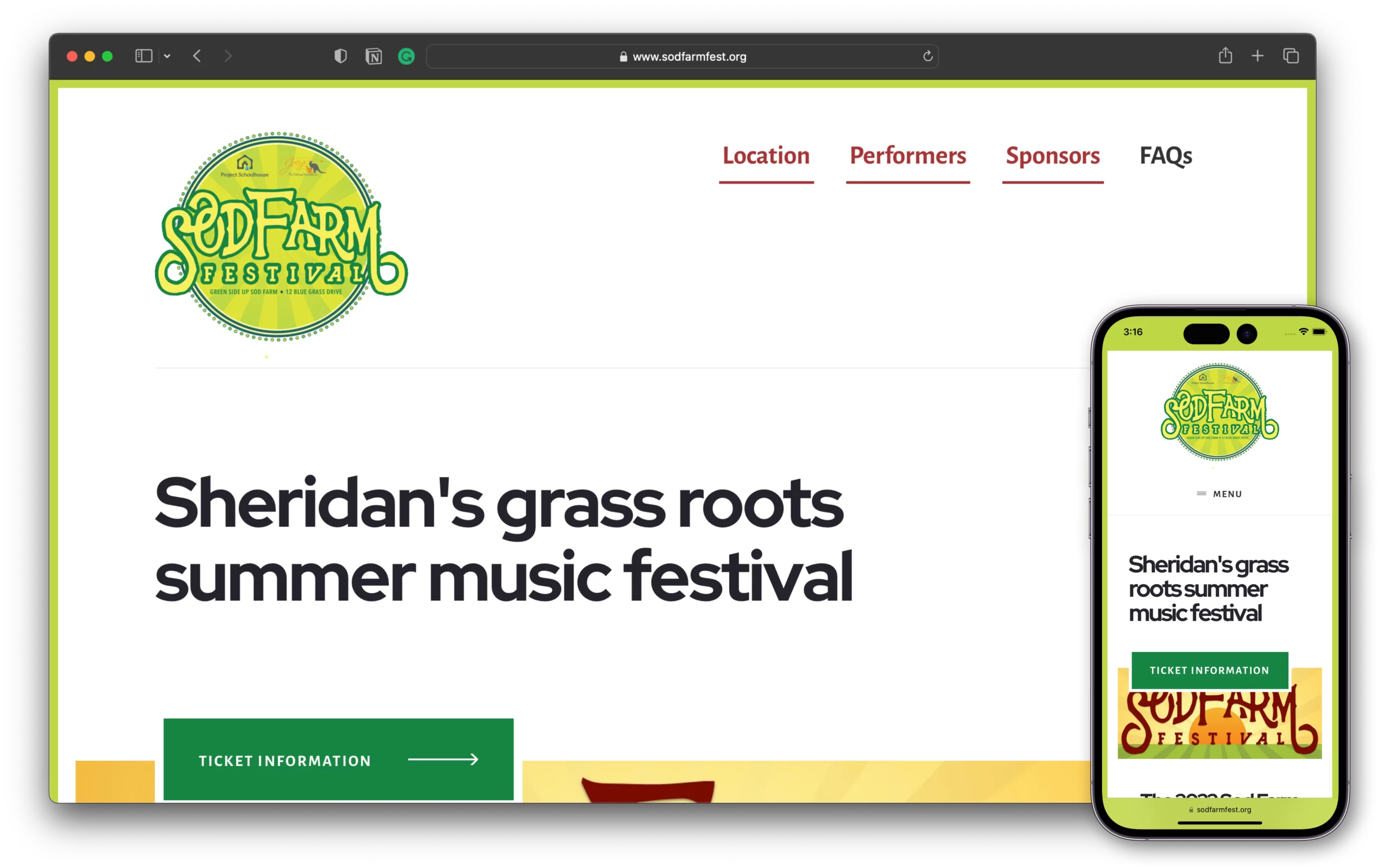Sodfarm Festival Screenshot